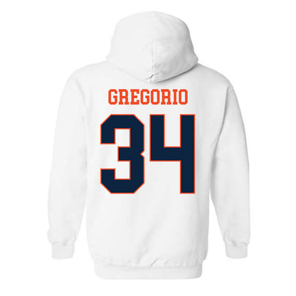 Auburn - NCAA Baseball : Logan Gregorio - Generic Shersey Hooded Sweatshirt-1