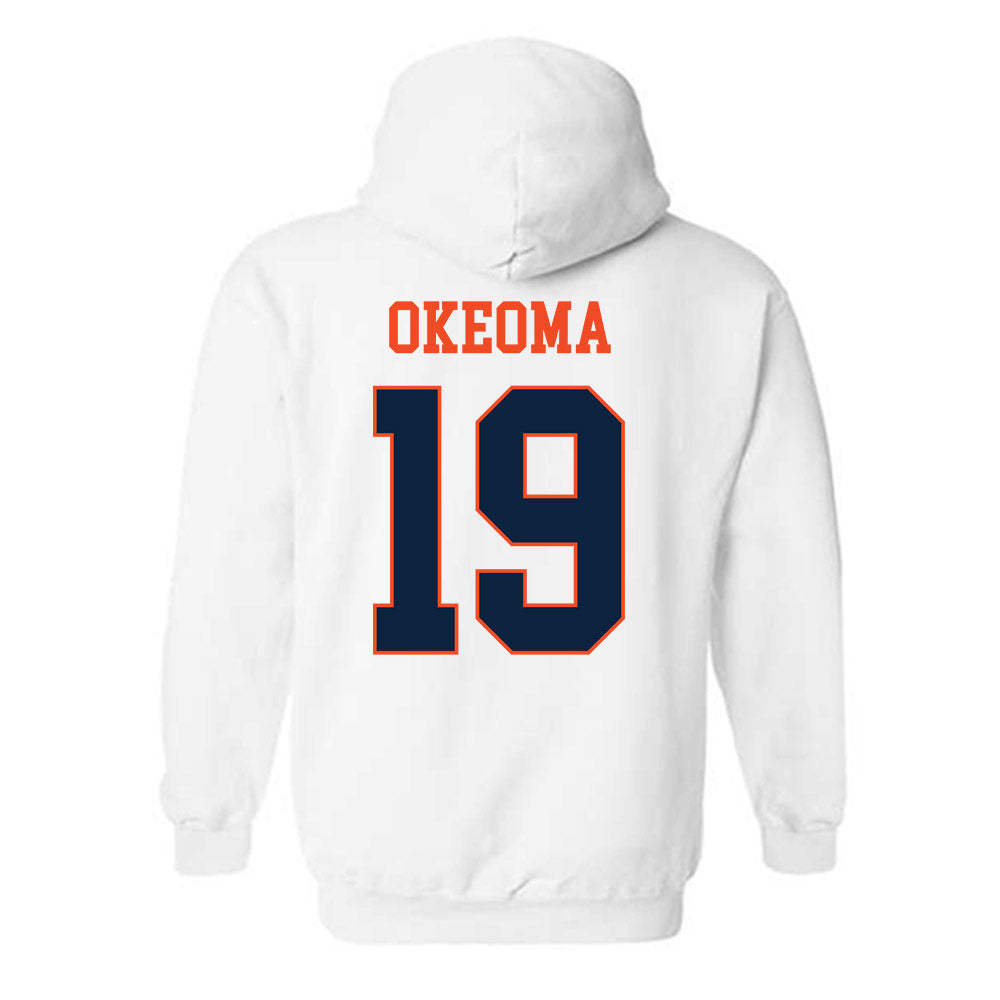 Auburn - NCAA Women's Volleyball : Jasmine Okeoma - Generic Shersey Hooded Sweatshirt-1