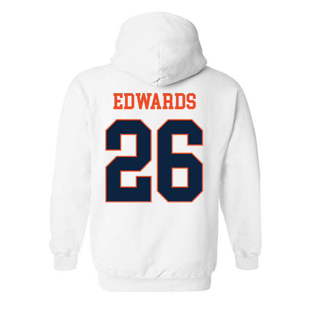 Auburn - NCAA Women's Soccer : Emily Edwards - Generic Shersey Hooded Sweatshirt-1