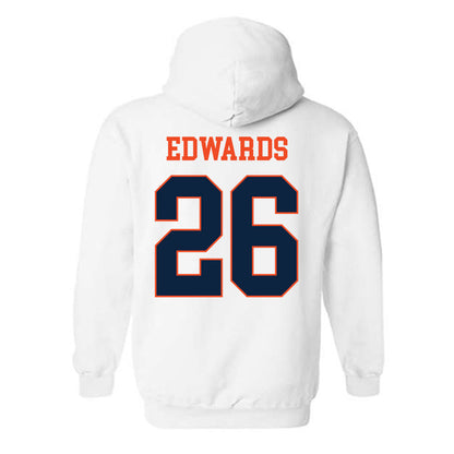Auburn - NCAA Women's Soccer : Emily Edwards - Generic Shersey Hooded Sweatshirt-1