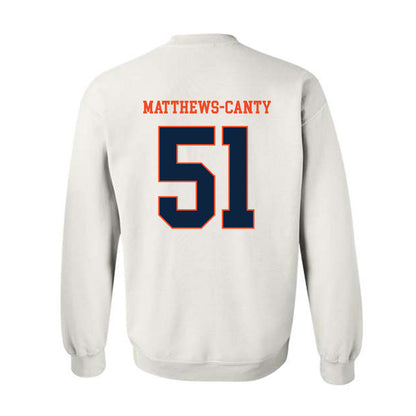 Auburn - NCAA Football : Michael Matthews-Canty - Generic Shersey Crewneck Sweatshirt-1