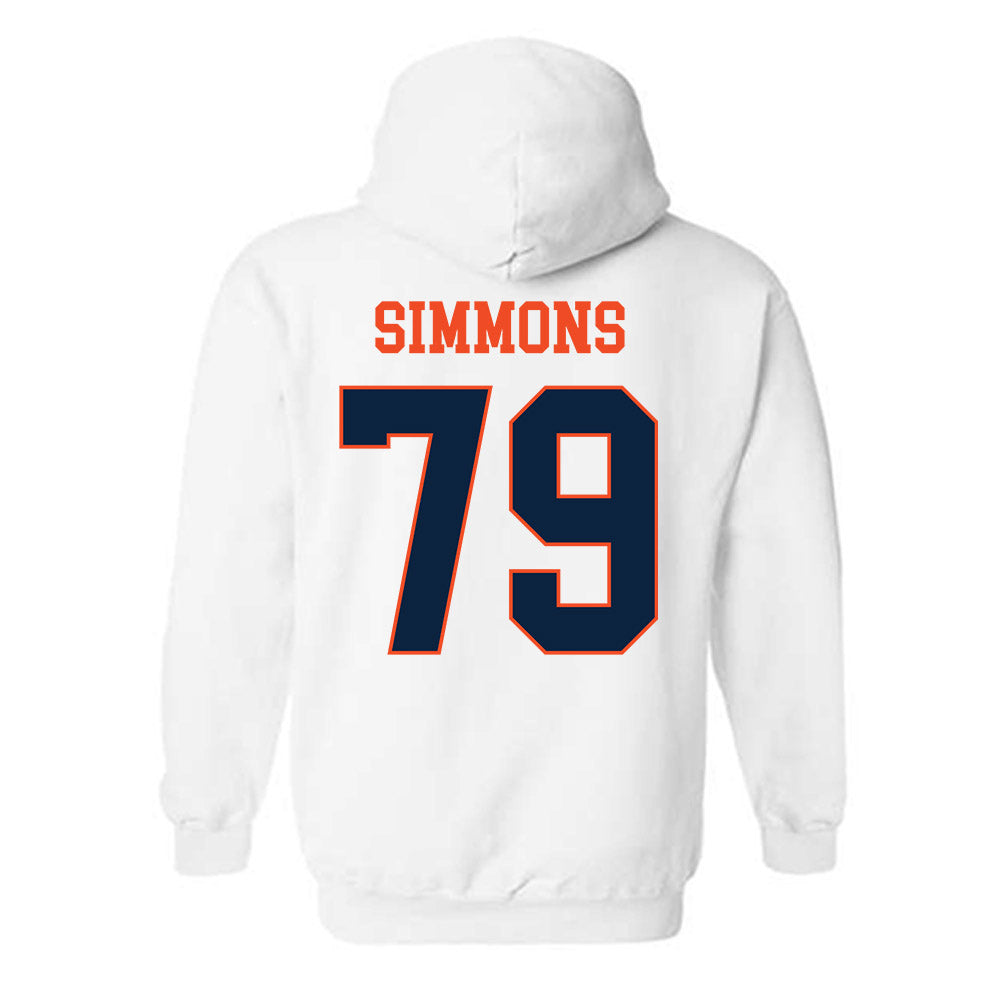 Auburn - NCAA Football : Jo Simmons - Generic Shersey Hooded Sweatshirt-1