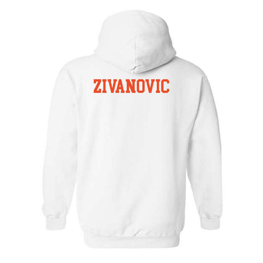 Auburn - NCAA Men's Swimming & Diving : Uros Zivanovic - Generic Shersey Hooded Sweatshirt-1
