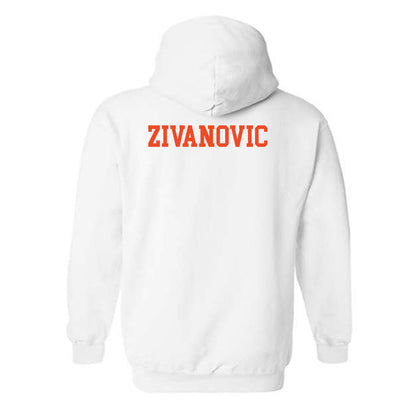 Auburn - NCAA Men's Swimming & Diving : Uros Zivanovic - Generic Shersey Hooded Sweatshirt-1