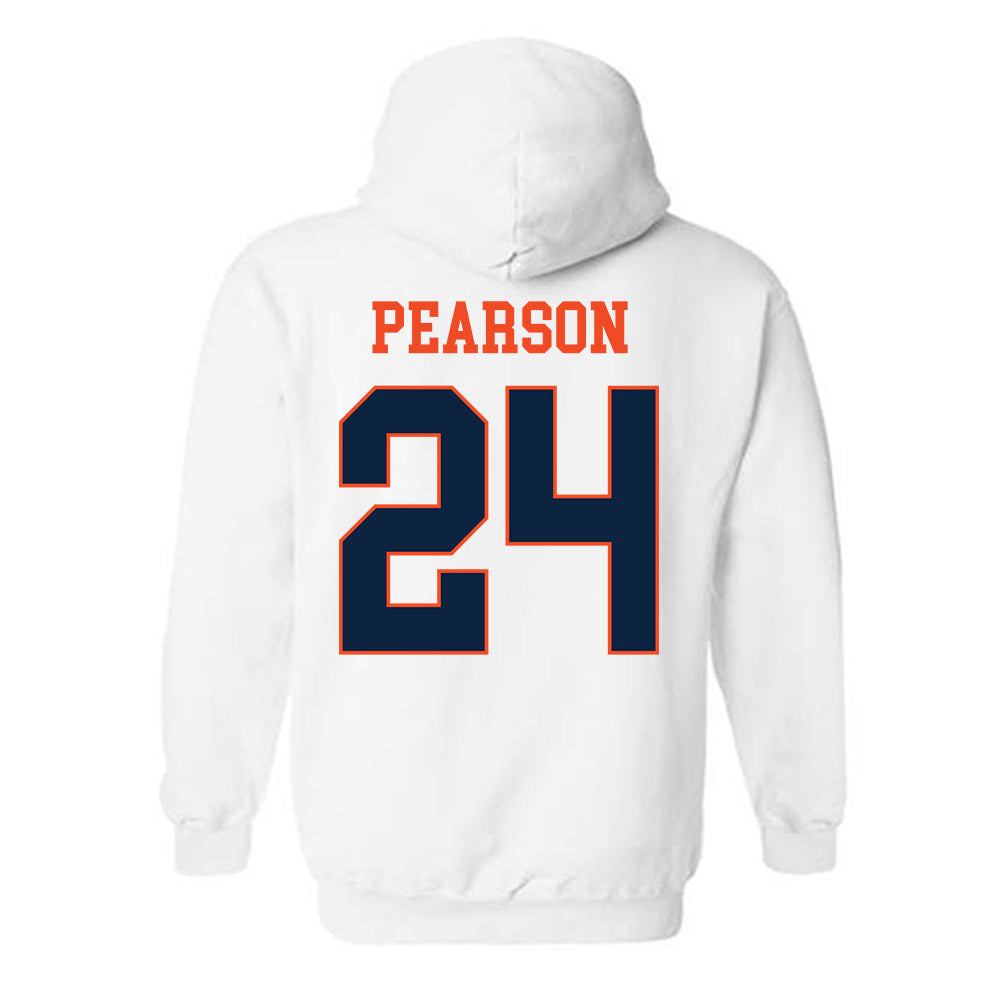 Auburn - NCAA Men's Basketball : Bradley Pearson - Generic Shersey Hooded Sweatshirt-1