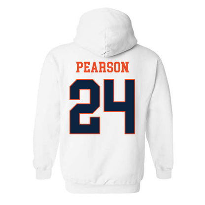 Auburn - NCAA Men's Basketball : Bradley Pearson - Generic Shersey Hooded Sweatshirt-1