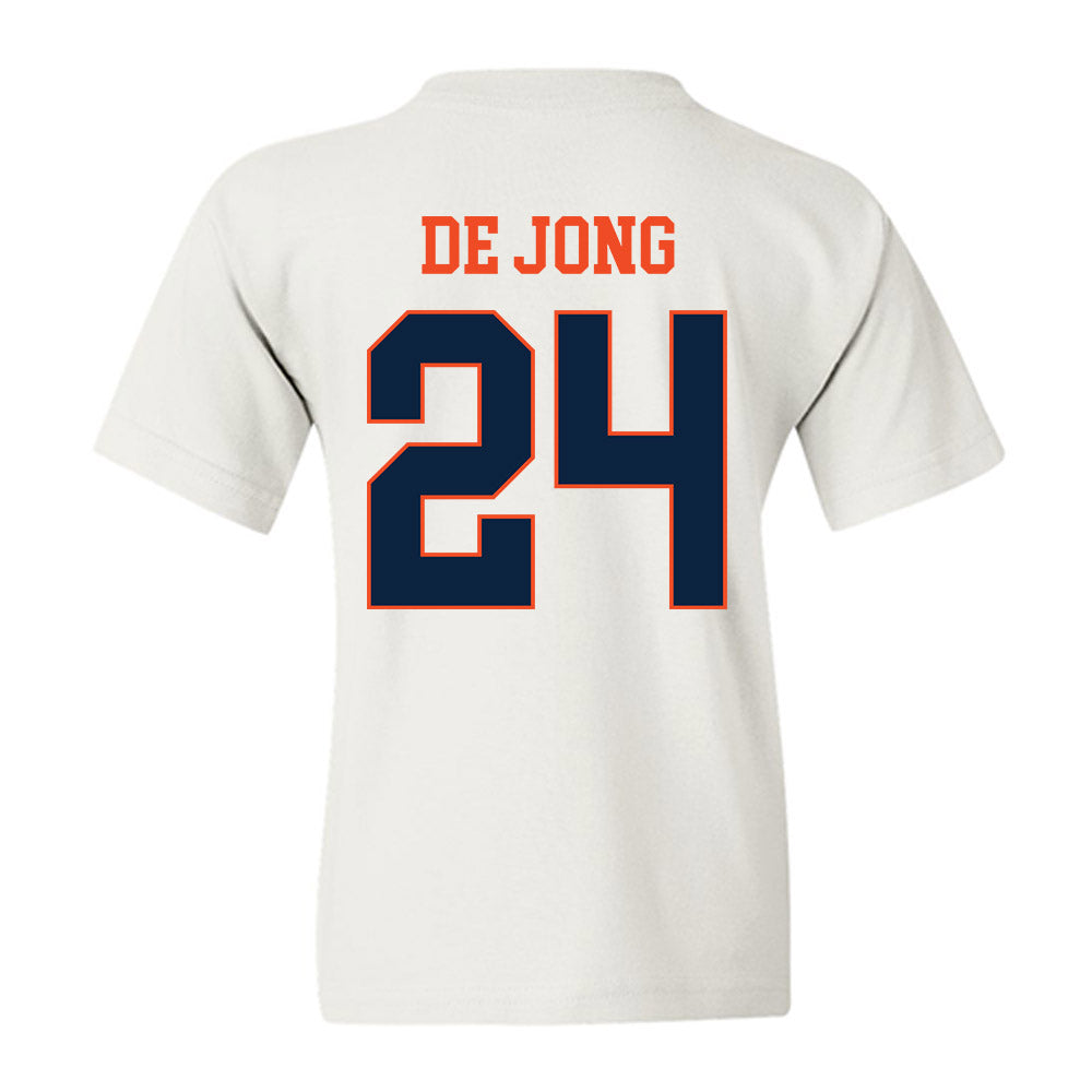Auburn - NCAA Baseball : Justice de Jong - Generic Shersey Youth T-Shirt-1