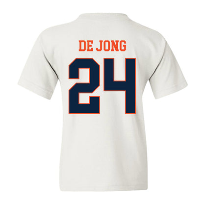 Auburn - NCAA Baseball : Justice de Jong - Generic Shersey Youth T-Shirt-1