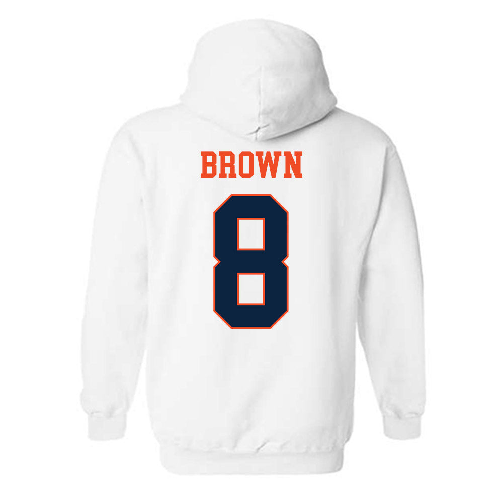 Auburn - NCAA Women's Soccer : Gracie Brown - Generic Shersey Hooded Sweatshirt-1