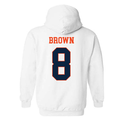 Auburn - NCAA Women's Soccer : Gracie Brown - Generic Shersey Hooded Sweatshirt-1
