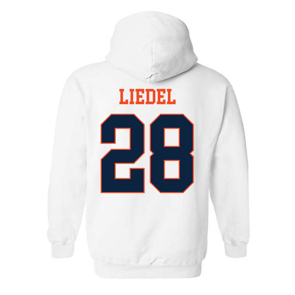 Auburn - NCAA Baseball : Carson Liedel - Generic Shersey Hooded Sweatshirt-1