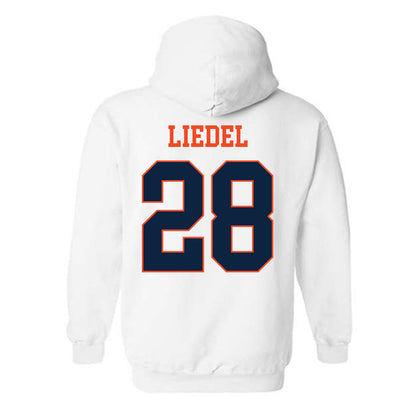 Auburn - NCAA Baseball : Carson Liedel - Generic Shersey Hooded Sweatshirt-1