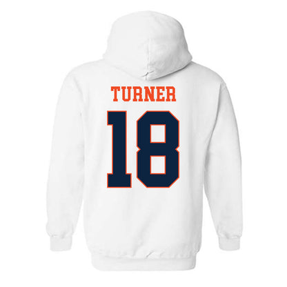 Auburn - NCAA Football : Sam Turner - Generic Shersey Hooded Sweatshirt-1