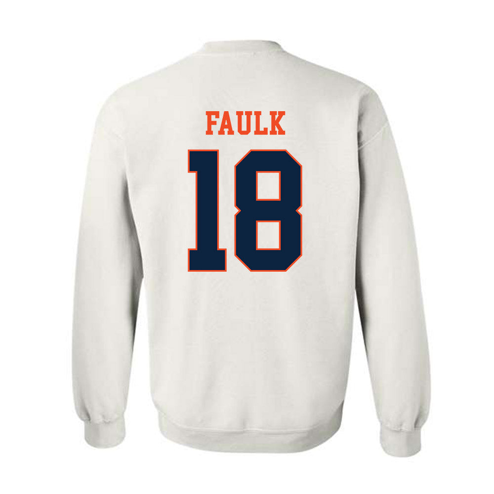 Auburn - NCAA Football : J.J. Faulk - Generic Shersey Crewneck Sweatshirt-1