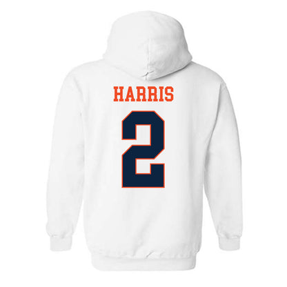 Auburn - NCAA Women's Basketball : Jamia Harris - Generic Shersey Hooded Sweatshirt-1