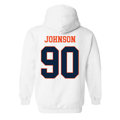 Auburn - NCAA Football : Nathan Johnson - Generic Shersey Hooded Sweatshirt-1
