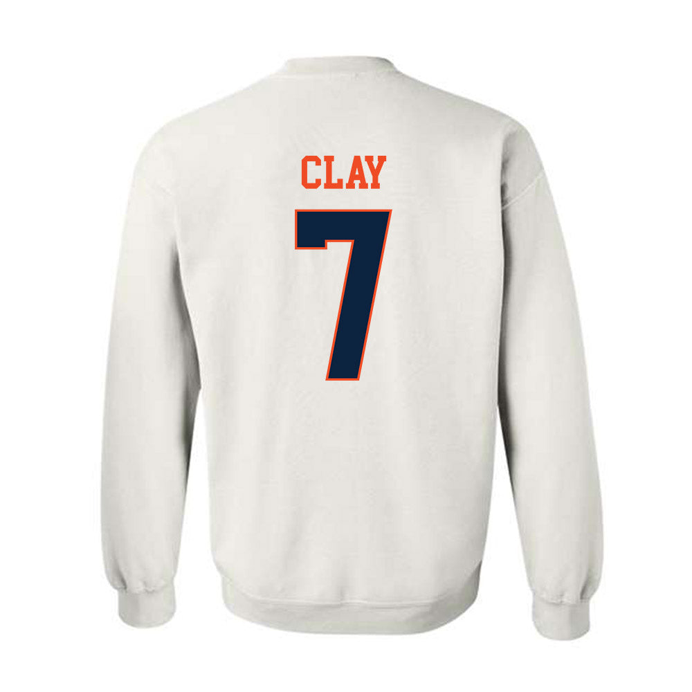 Auburn - NCAA Baseball : Todd Clay - Generic Shersey Crewneck Sweatshirt-1