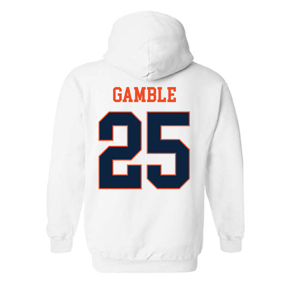 Auburn - NCAA Football : Cole Gamble - Generic Shersey Hooded Sweatshirt-1