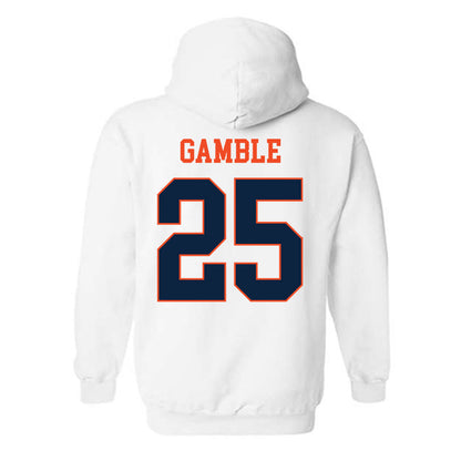 Auburn - NCAA Football : Cole Gamble - Generic Shersey Hooded Sweatshirt-1