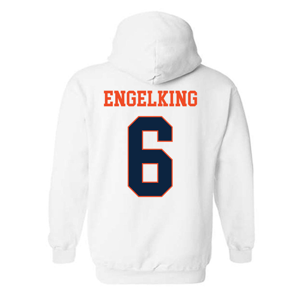 Auburn - NCAA Women's Soccer : Holly Engelking - Generic Shersey Hooded Sweatshirt-1