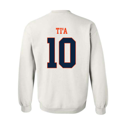 Auburn - NCAA Football : Tristan Ti'a - Generic Shersey Crewneck Sweatshirt-1