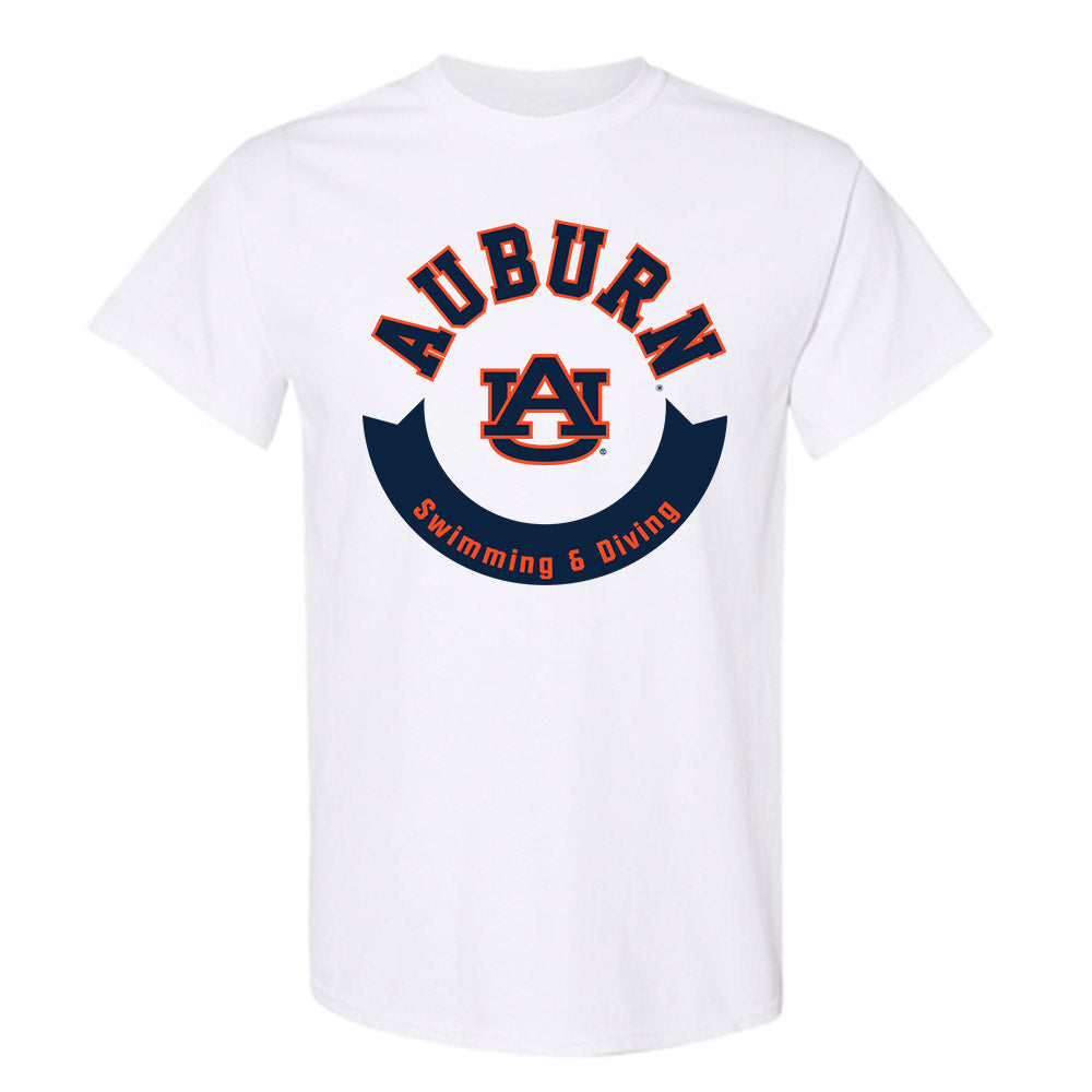 Auburn - NCAA Men's Swimming & Diving : Warner Russ - Generic Shersey T-Shirt-0