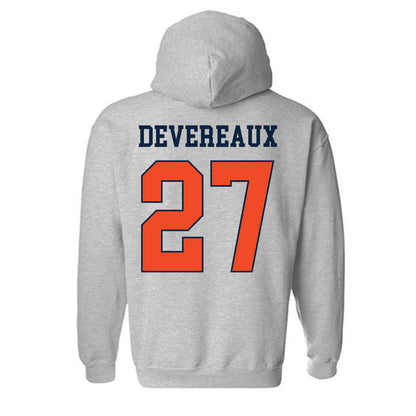 Auburn - NCAA Women's Soccer : Lileah Devereaux - Generic Shersey Hooded Sweatshirt-1