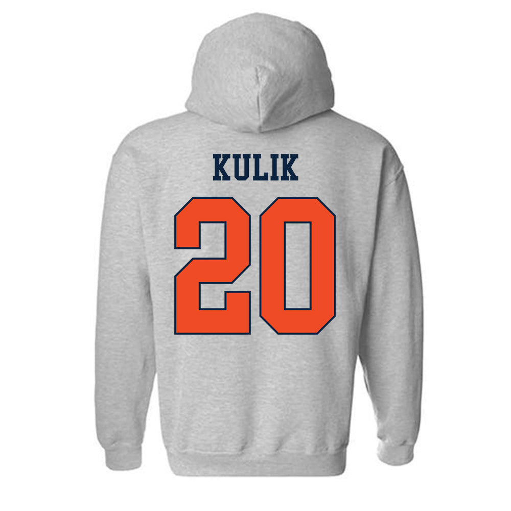 Auburn - NCAA Baseball : Marcel Kulik - Generic Shersey Hooded Sweatshirt-1