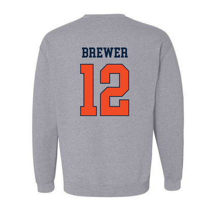 Auburn - NCAA Baseball : Garrett Brewer - Generic Shersey Crewneck Sweatshirt-1