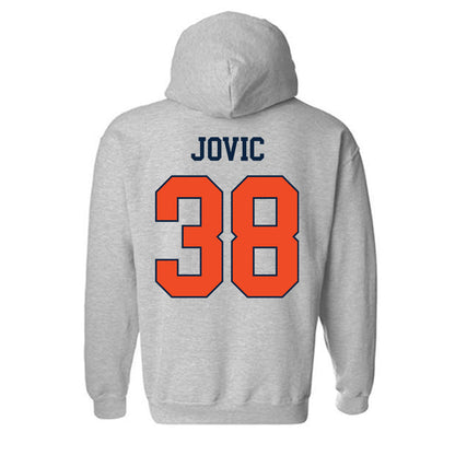 Auburn - NCAA Men's Basketball : Filip Jovic - Generic Shersey Hooded Sweatshirt-1