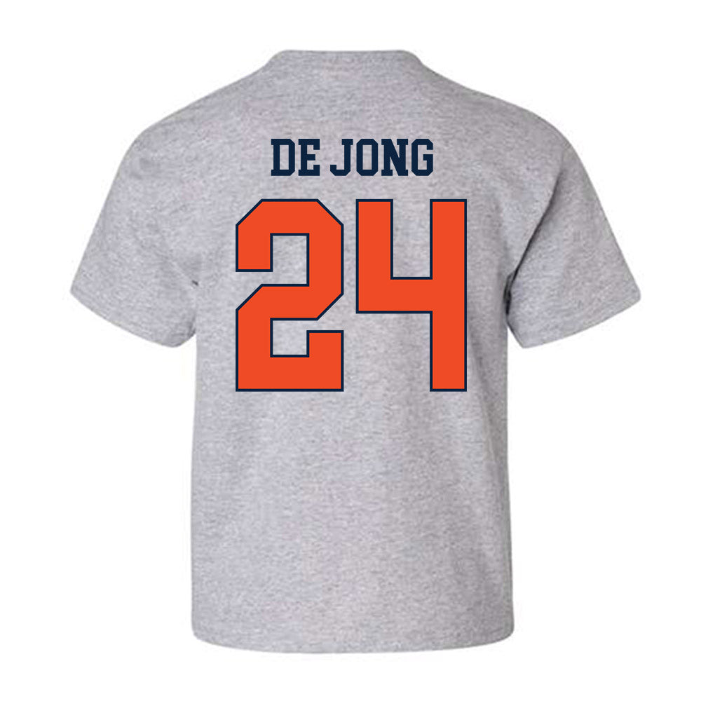 Auburn - NCAA Baseball : Justice de Jong - Generic Shersey Youth T-Shirt-1