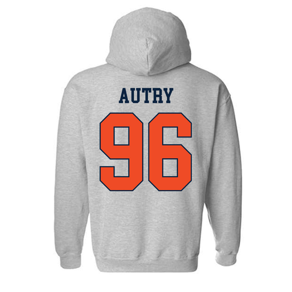 Auburn - NCAA Football : Malik Autry - Generic Shersey Hooded Sweatshirt-1