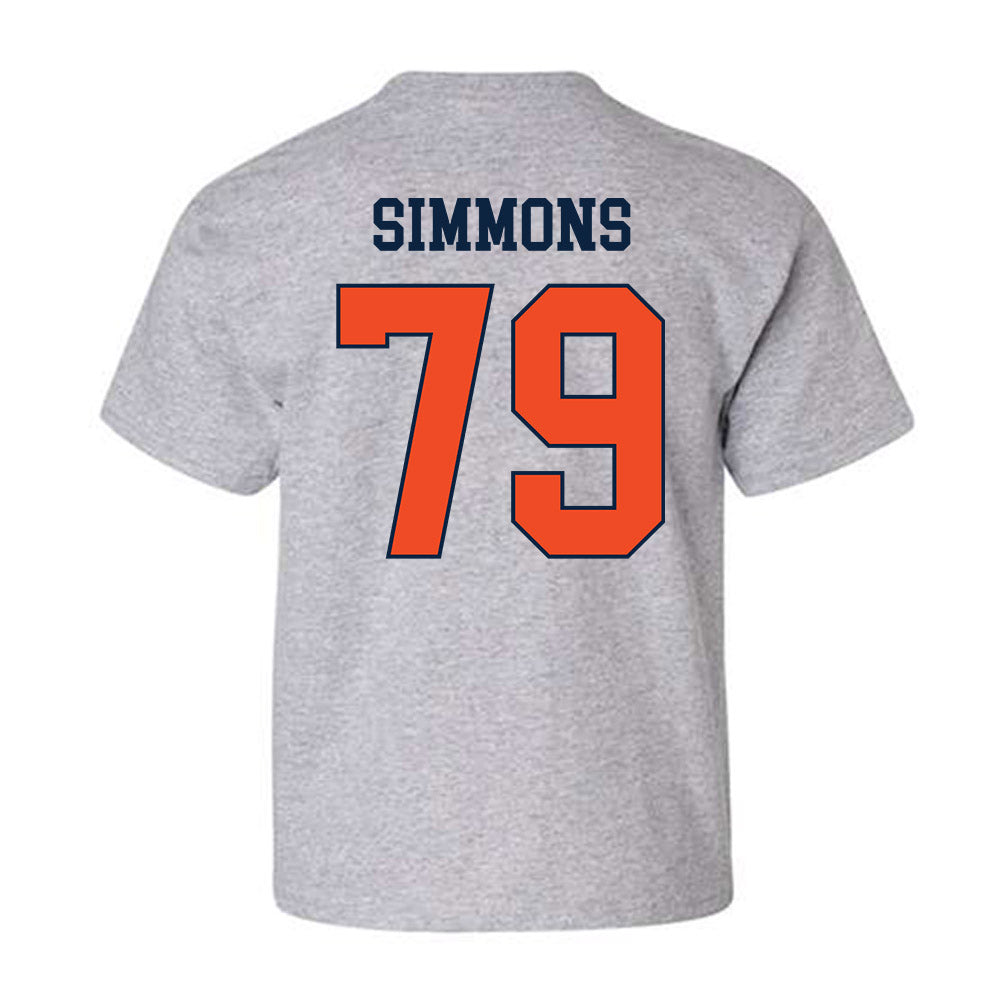 Auburn - NCAA Football : Jo Simmons - Generic Shersey Youth T-Shirt-1