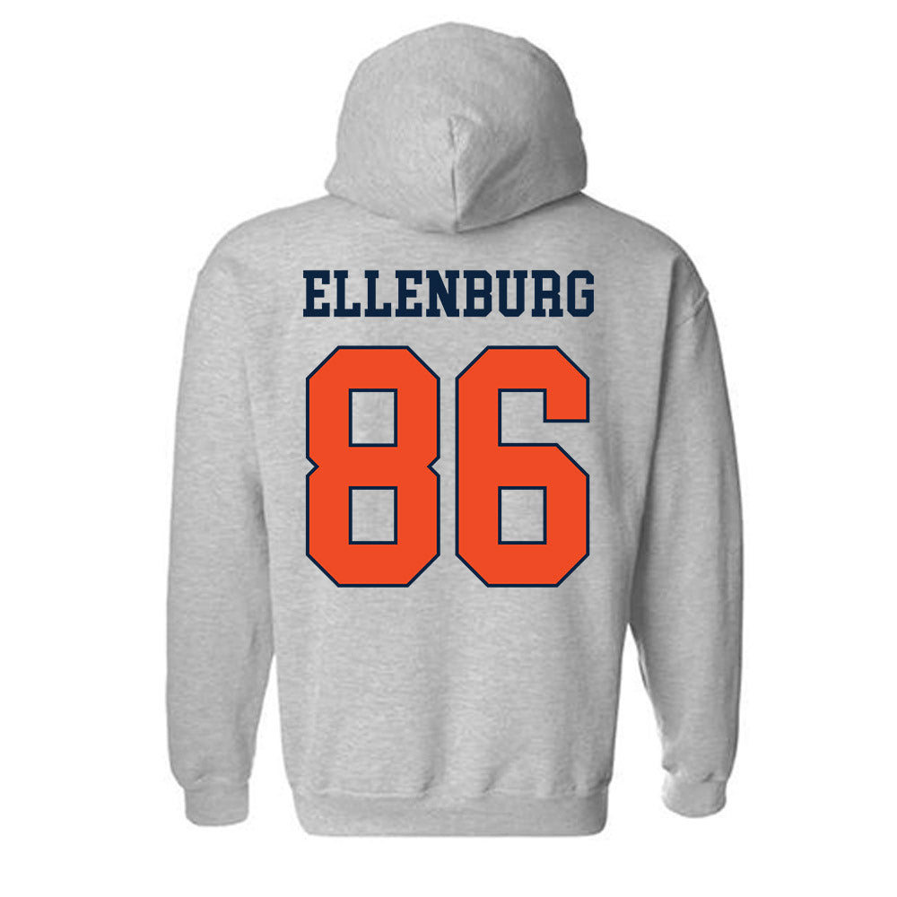 Auburn - NCAA Football : Jack Ellenburg - Generic Shersey Hooded Sweatshirt-1