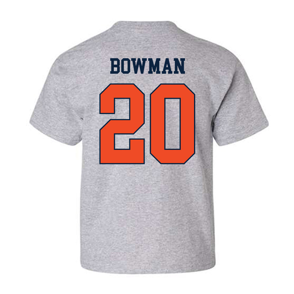 Auburn - NCAA Men's Basketball : Jeremiah Bowman - Generic Shersey Youth T-Shirt-1