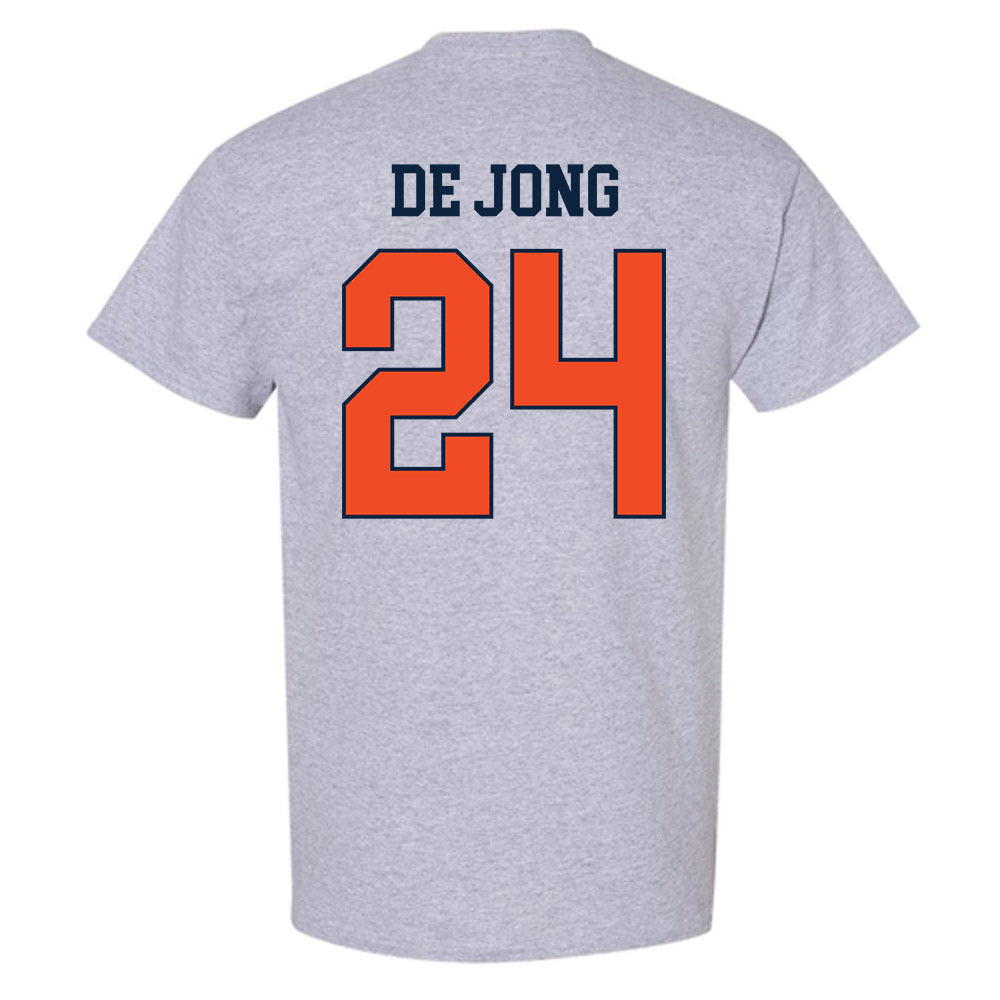 Auburn - NCAA Baseball : Justice de Jong - Generic Shersey T-Shirt-1