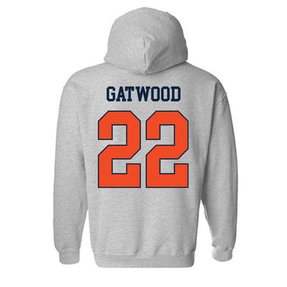 Auburn - NCAA Baseball : Connor Gatwood - Generic Shersey Hooded Sweatshirt-1