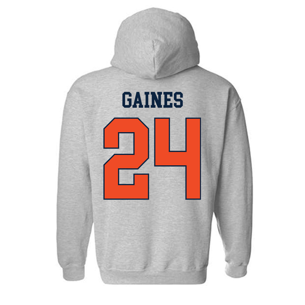 Auburn - NCAA Women's Soccer : Aurora Gaines - Generic Shersey Hooded Sweatshirt-1