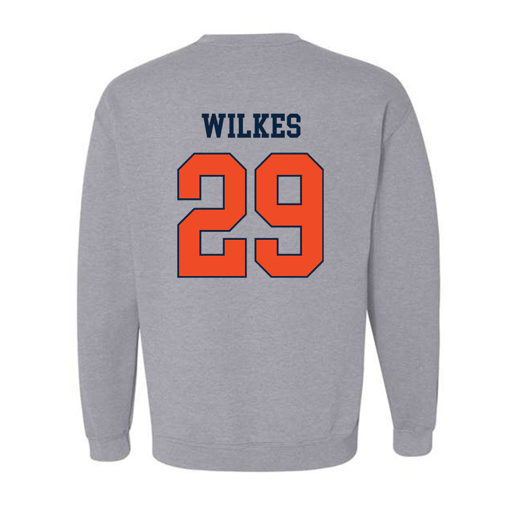 Auburn - NCAA Football : Jaquez Wilkes - Generic Shersey Crewneck Sweatshirt-1