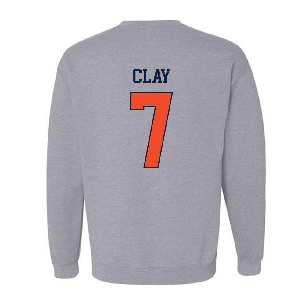 Auburn - NCAA Baseball : Todd Clay - Generic Shersey Crewneck Sweatshirt-1