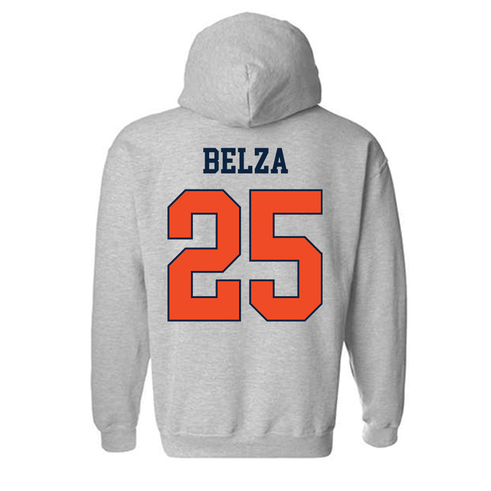 Auburn - NCAA Baseball : Taylor Belza - Generic Shersey Hooded Sweatshirt-1