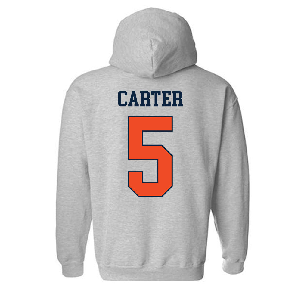 Auburn - NCAA Baseball : Bristol Carter - Generic Shersey Hooded Sweatshirt-1