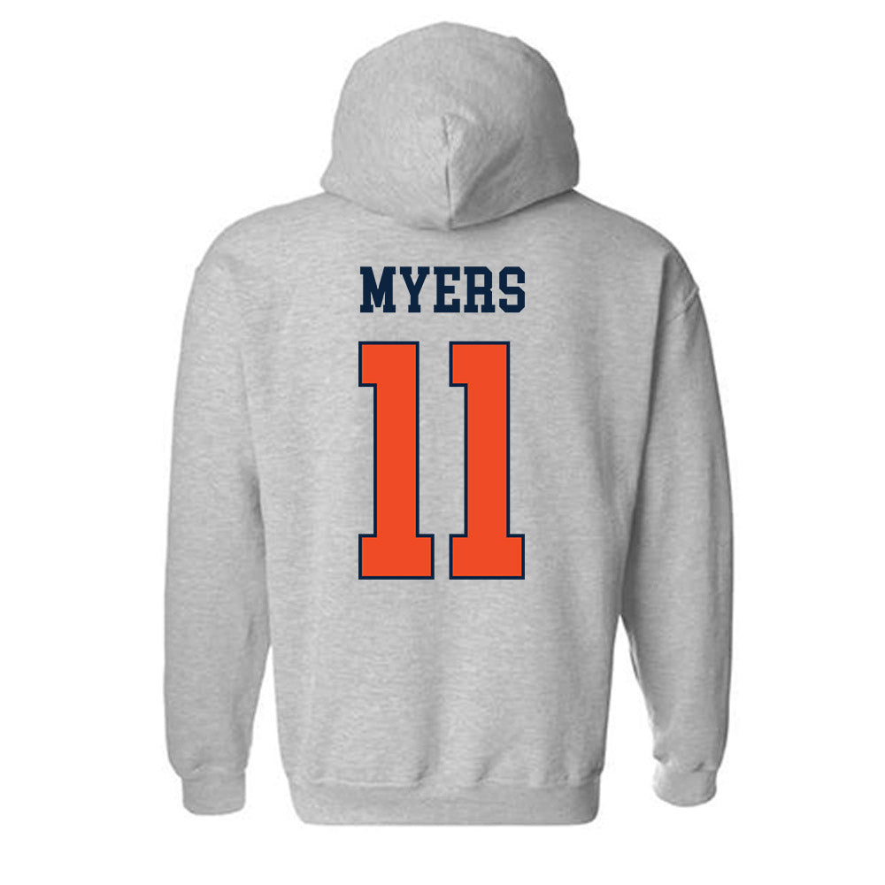 Auburn - NCAA Football : Will Myers - Generic Shersey Hooded Sweatshirt-1