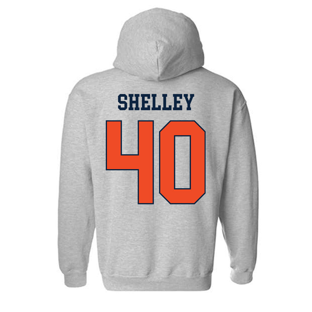 Auburn - NCAA Baseball : Wade Shelley - Generic Shersey Hooded Sweatshirt-1