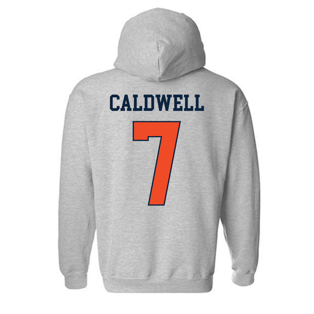 Auburn - NCAA Women's Soccer : Ava Caldwell - Generic Shersey Hooded Sweatshirt-1
