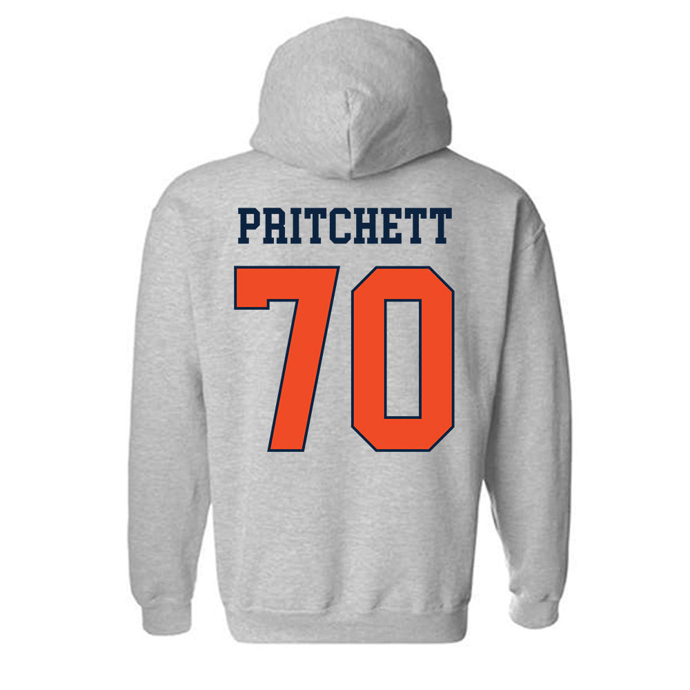 Auburn - NCAA Football : Parker Pritchett - Generic Shersey Hooded Sweatshirt-1