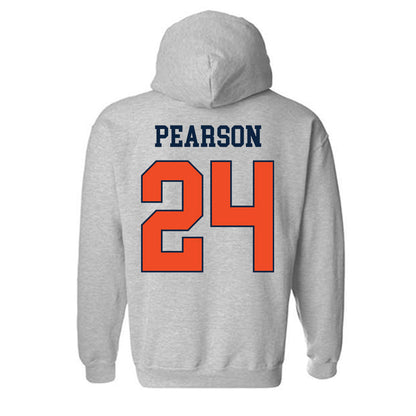 Auburn - NCAA Men's Basketball : Bradley Pearson - Generic Shersey Hooded Sweatshirt-1