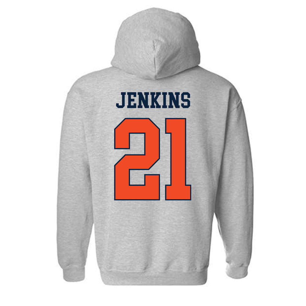 Auburn - NCAA Football : Gavin Jenkins - Generic Shersey Hooded Sweatshirt-1