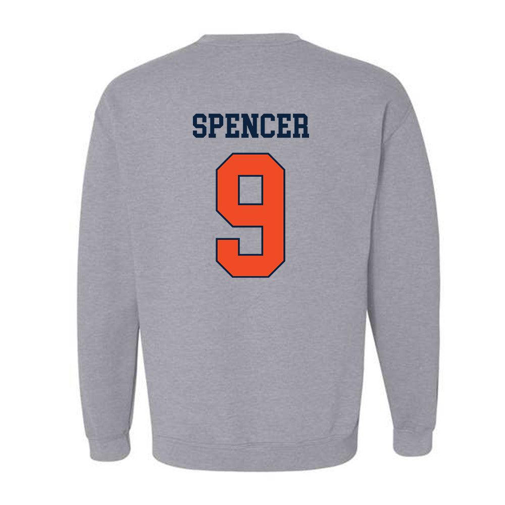 Auburn - NCAA Football : Deshawn Spencer - Generic Shersey Crewneck Sweatshirt-1