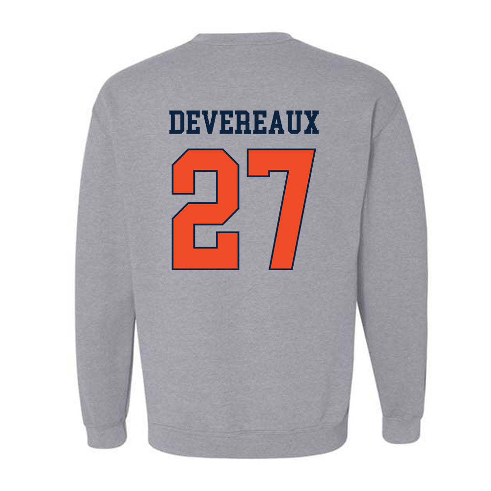 Auburn - NCAA Women's Soccer : Lileah Devereaux - Generic Shersey Crewneck Sweatshirt-1